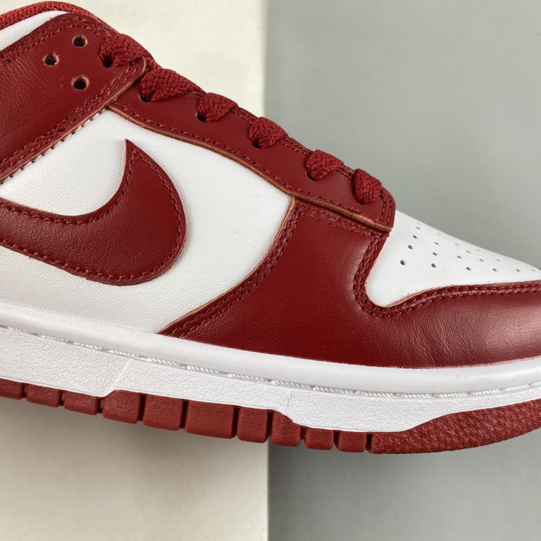 P300  Nike Dunk Low ”Gym Red” 白红金字 SB低帮运动休闲板鞋 DD1391-602