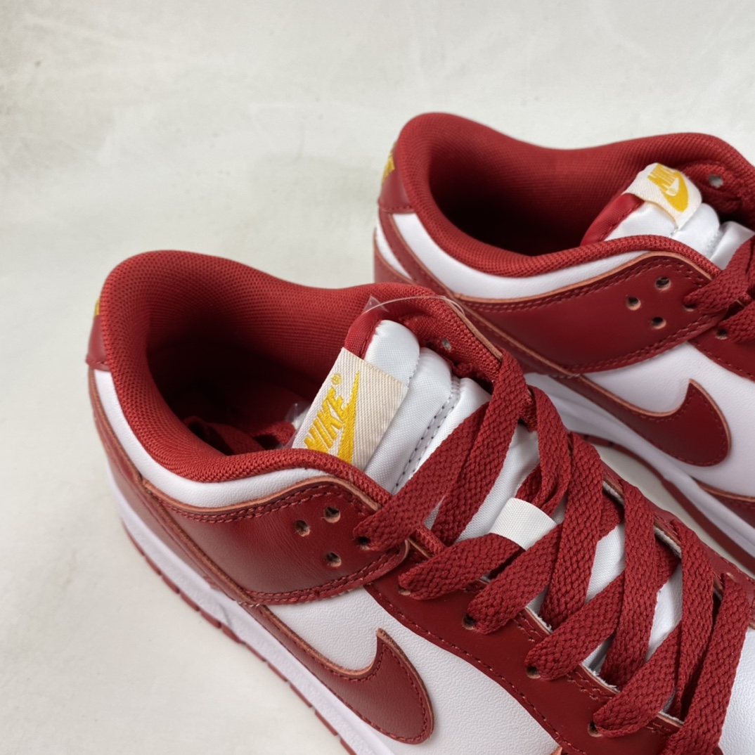 P300  Nike Dunk Low ”Gym Red” 白红金字 SB低帮运动休闲板鞋 DD1391-602