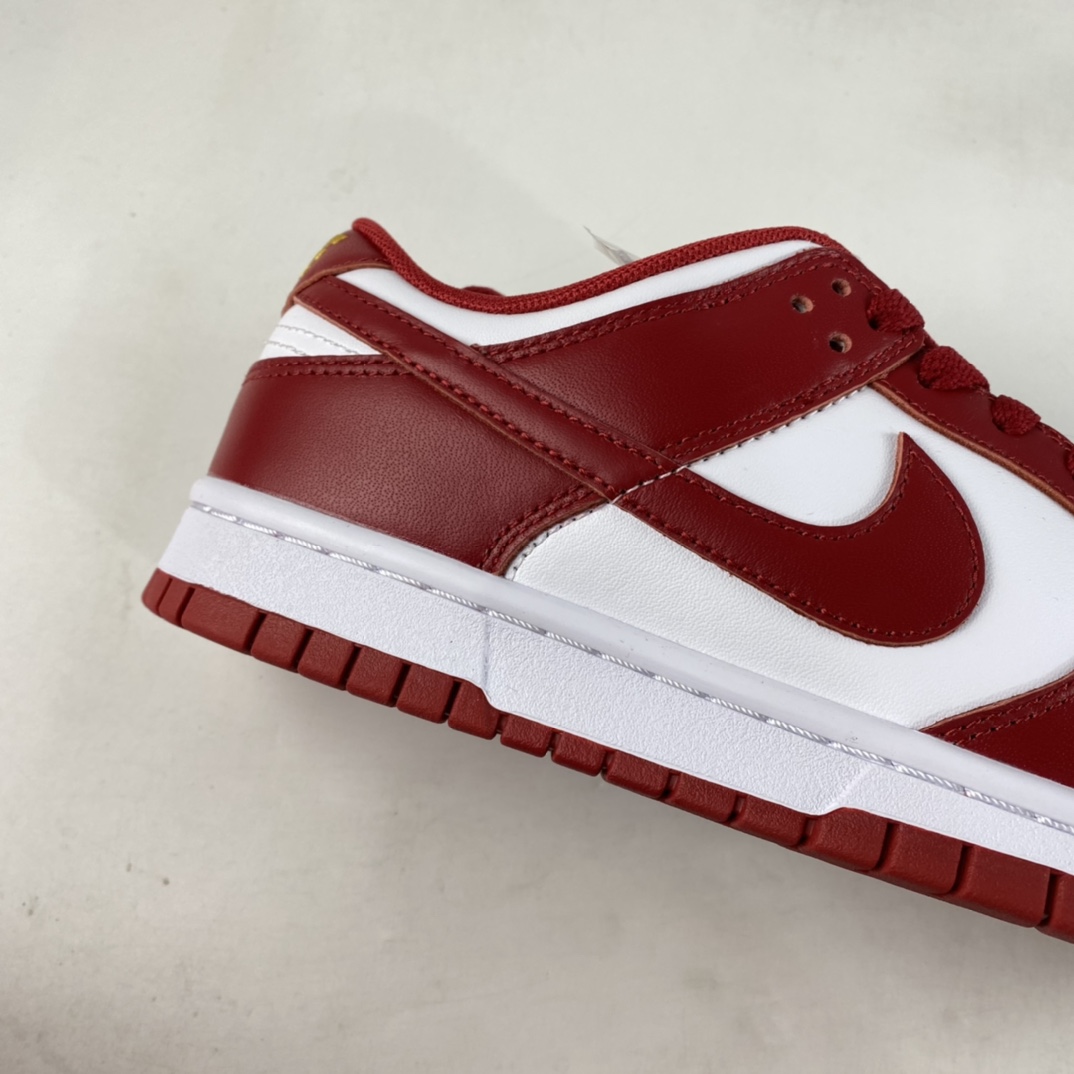P300  Nike Dunk Low ”Gym Red” 白红金字 SB低帮运动休闲板鞋 DD1391-602