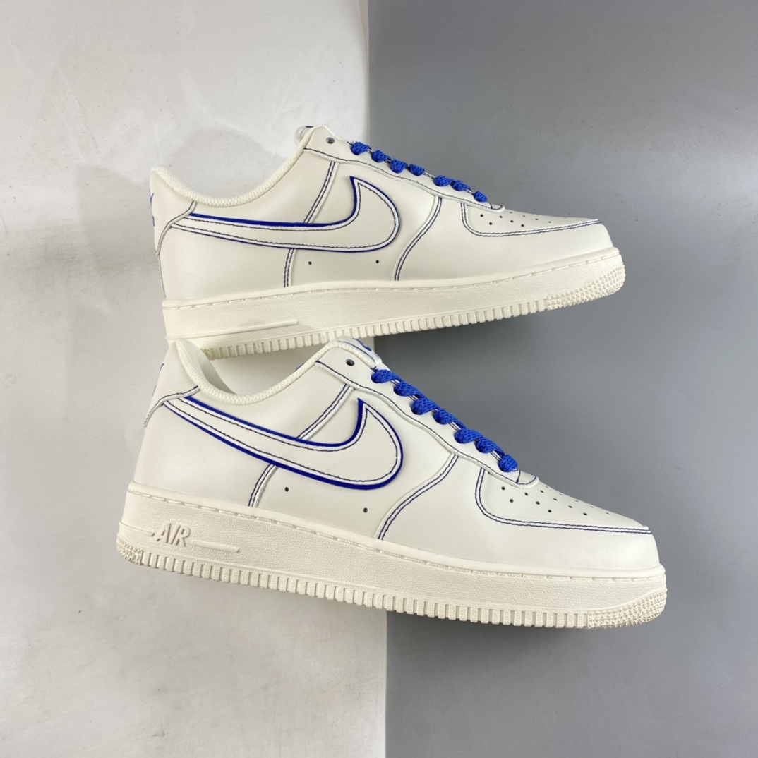 P220  Nike Air Force 1’07 Low 兔八哥 白蓝满天星 空军一号低帮休闲板鞋 315122-404