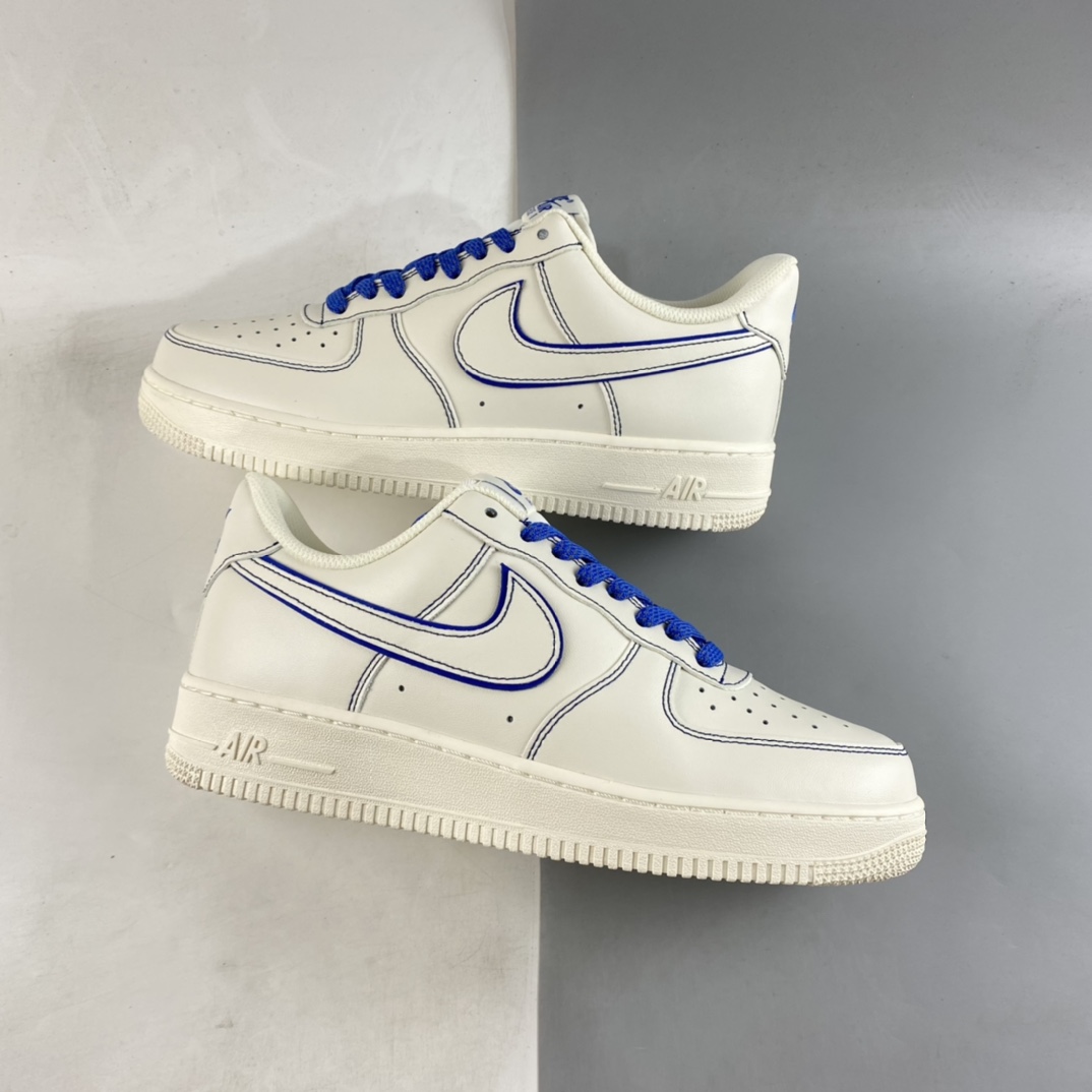 P220  Nike Air Force 1’07 Low 兔八哥 白蓝满天星 空军一号低帮休闲板鞋 315122-404