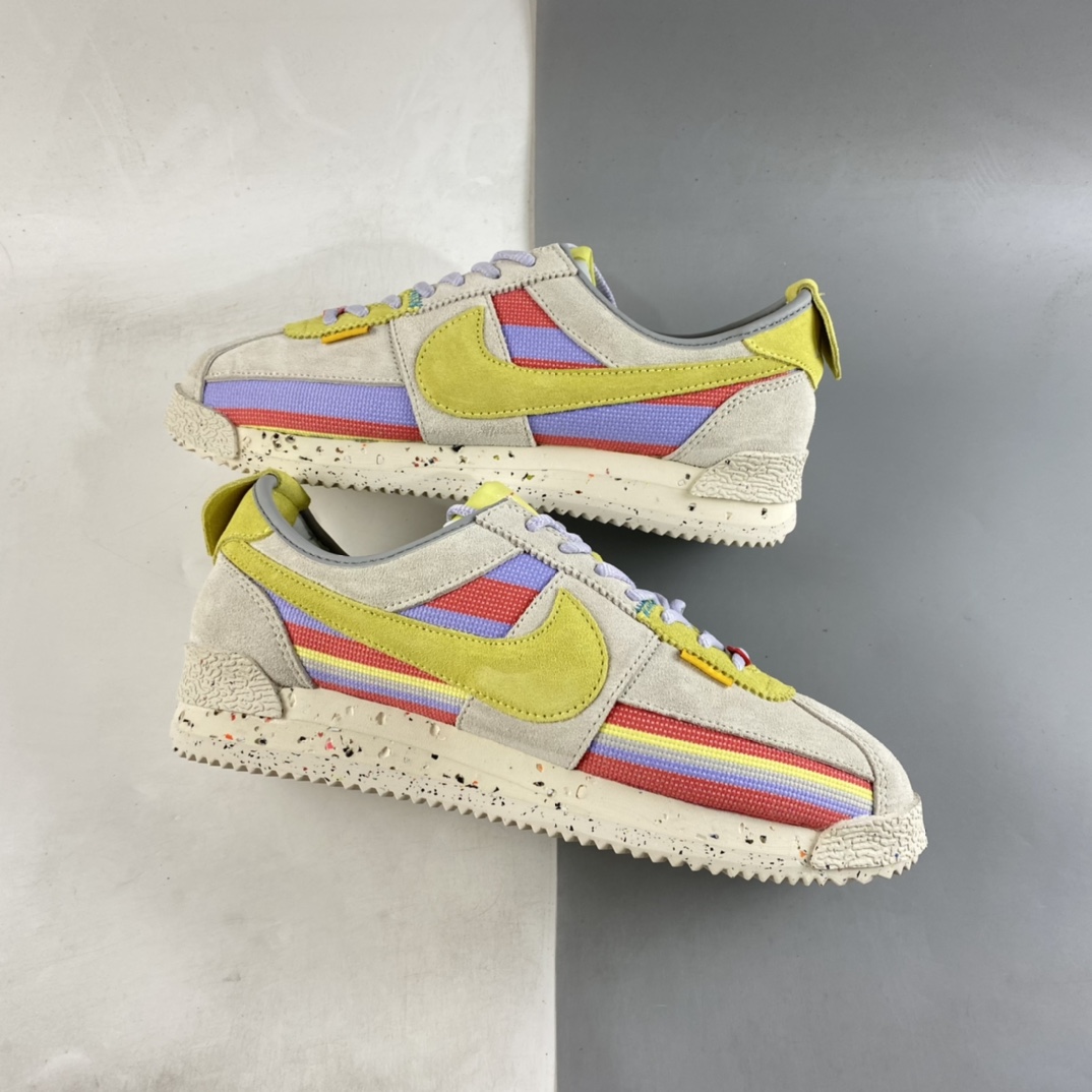 P300  Union x Nike Cortez 50周年 联名款耐克阿甘休闲跑步鞋 DR1413-100