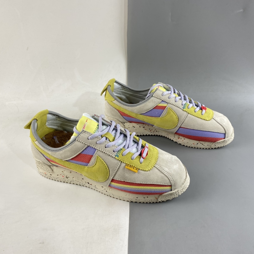 P300  Union x Nike Cortez 50周年 联名款耐克阿甘休闲跑步鞋 DR1413-100