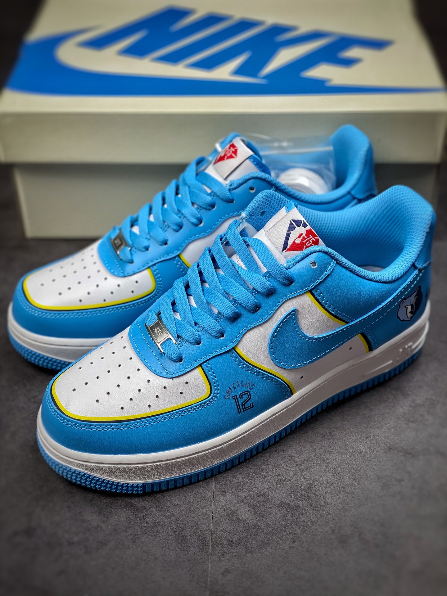 Nike Air Force 1 Low 07 NBA Grizzlies-Waist King Morant Limited BS8856-121