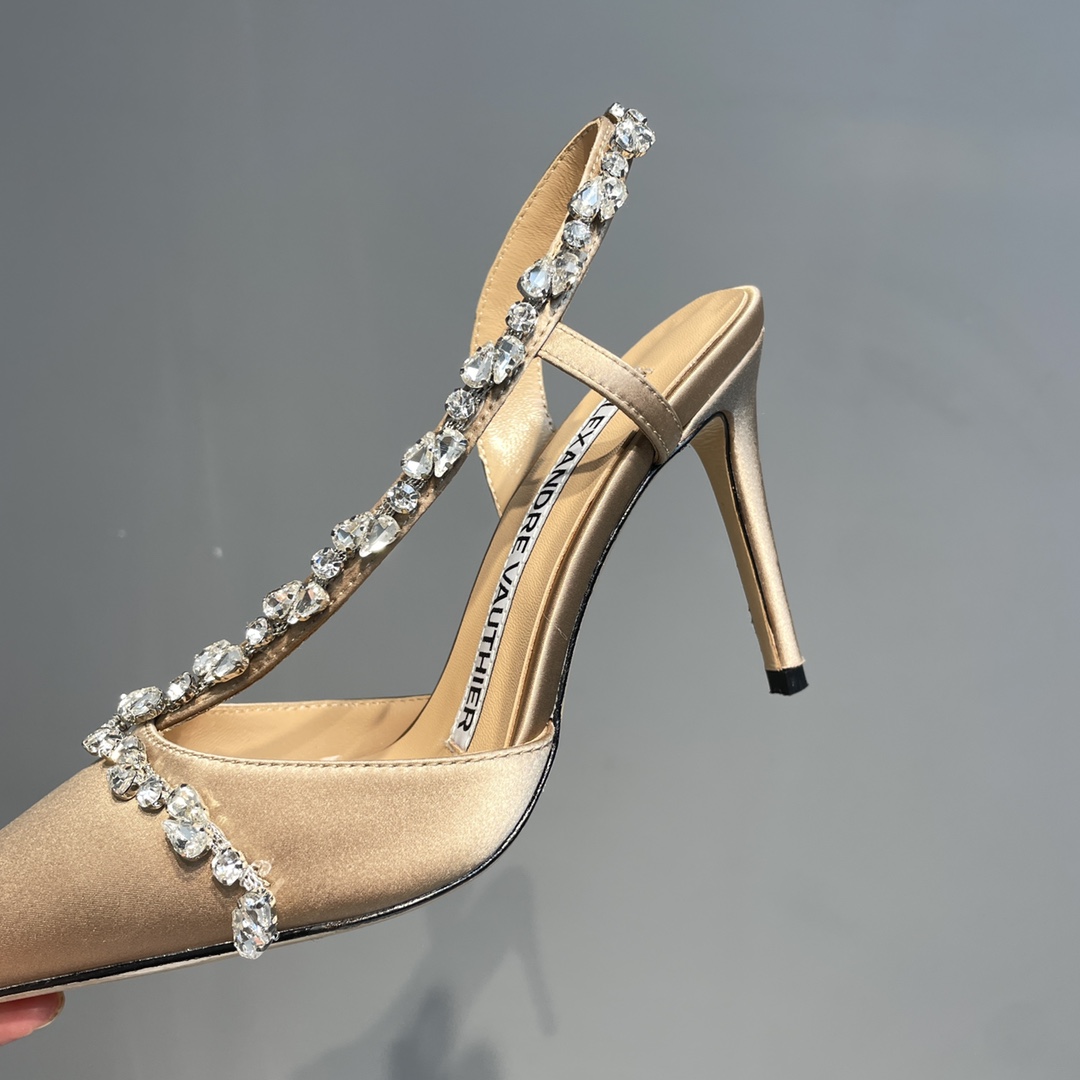 2021 Alexandre Vauthie Crystal Soles High Heels: Italian Leather, 8.5CM, Limited Edition - 图片 9