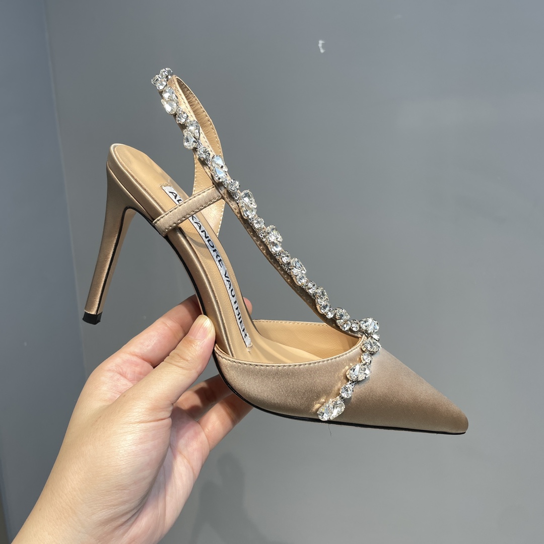 2021 Alexandre Vauthie Crystal Soles High Heels: Italian Leather, 8.5CM, Limited Edition - 图片 7