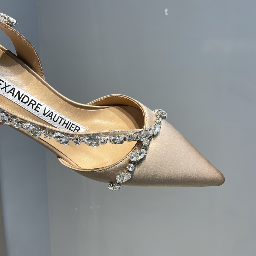 2021 Alexandre Vauthie Crystal Soles High Heels: Italian Leather, 8.5CM, Limited Edition - 图片 8