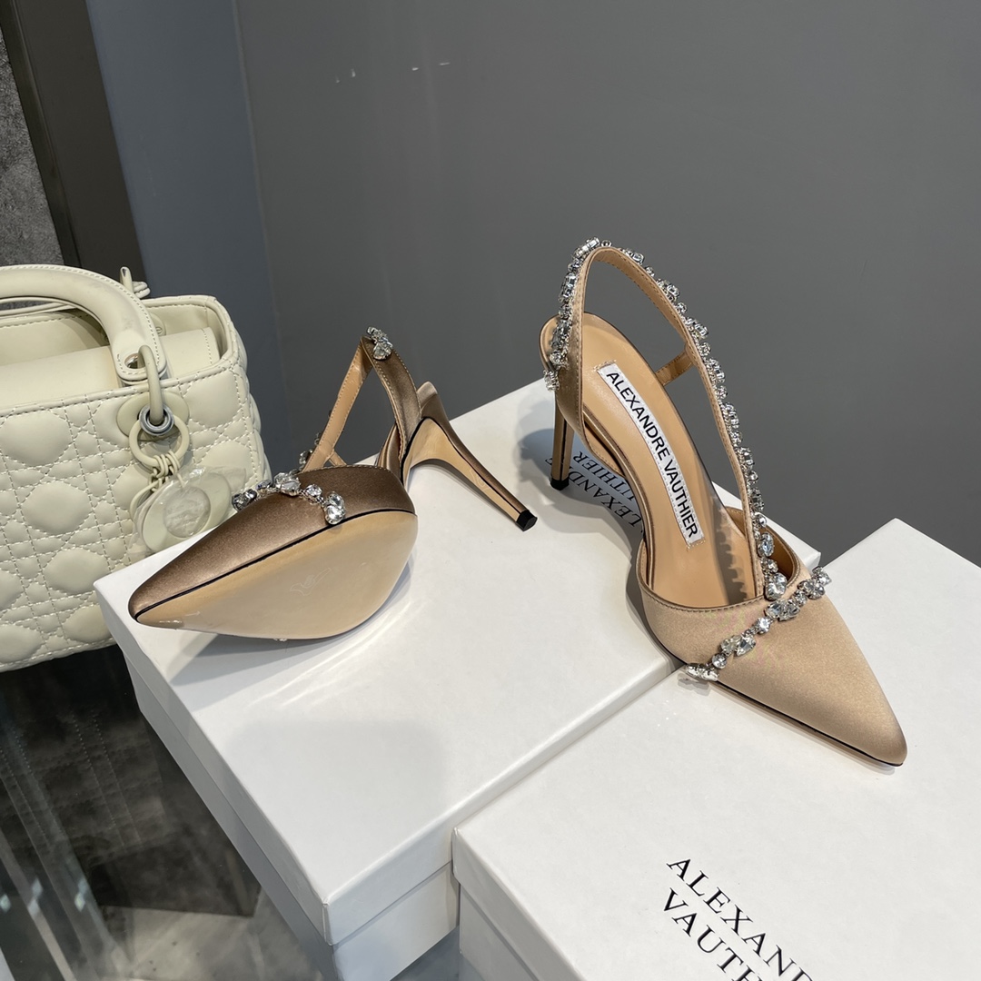 2021 Alexandre Vauthie Crystal Soles High Heels: Italian Leather, 8.5CM, Limited Edition - 图片 3