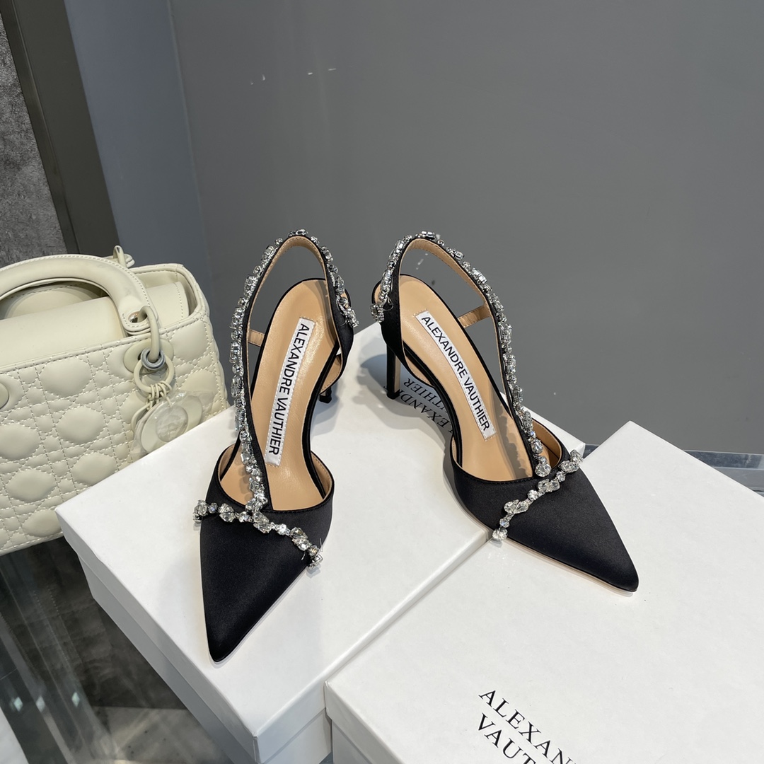 2021 New AlexandreVauthie Crystal Sole Shoes: Elegant Lady’s Essential with Unique Design