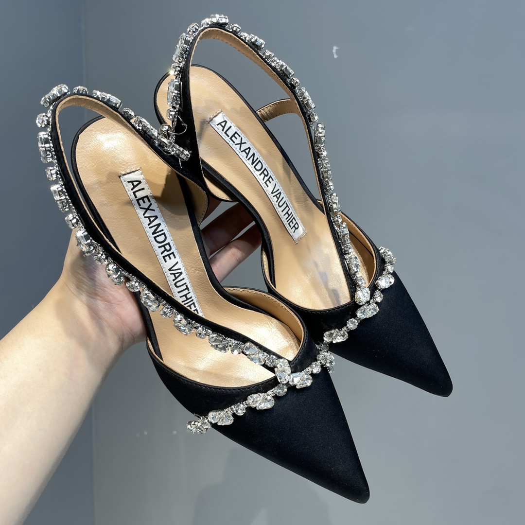 2021 New AlexandreVauthie Crystal Sole Shoes: Elegant Lady’s Essential with Unique Design - 图片 5