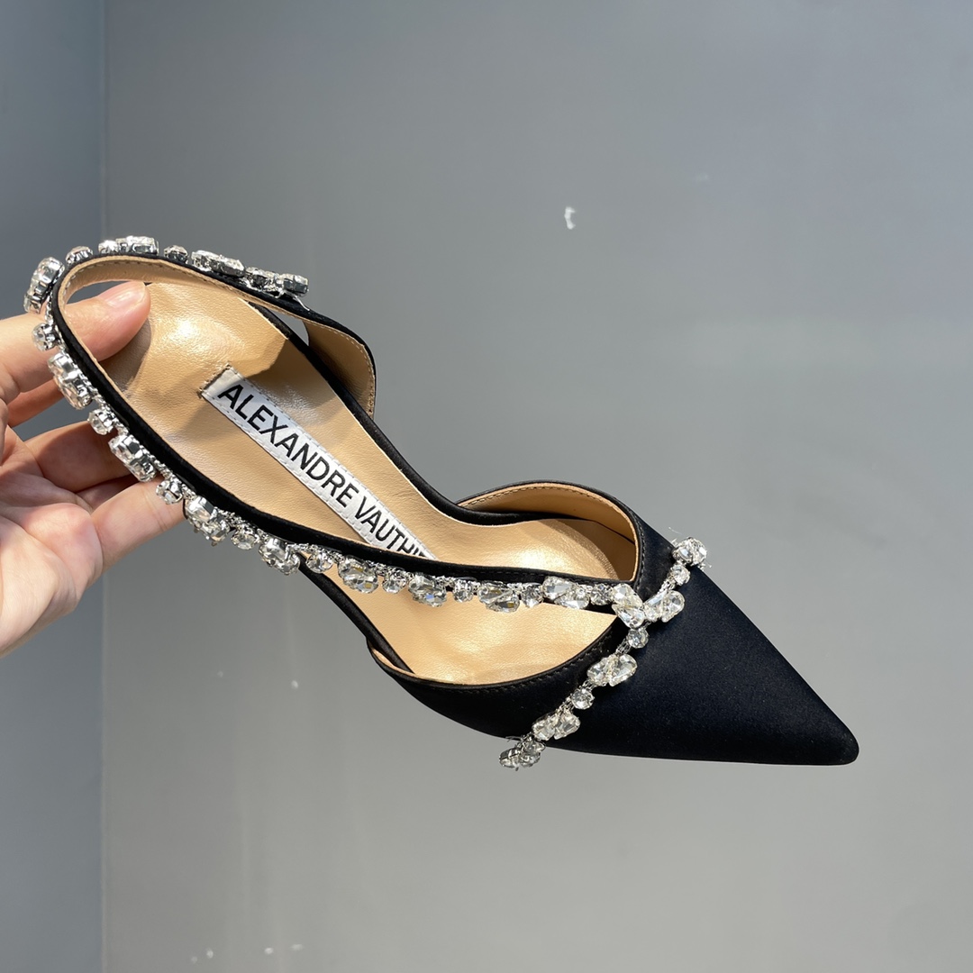 2021 New AlexandreVauthie Crystal Sole Shoes: Elegant Lady’s Essential with Unique Design - 图片 6