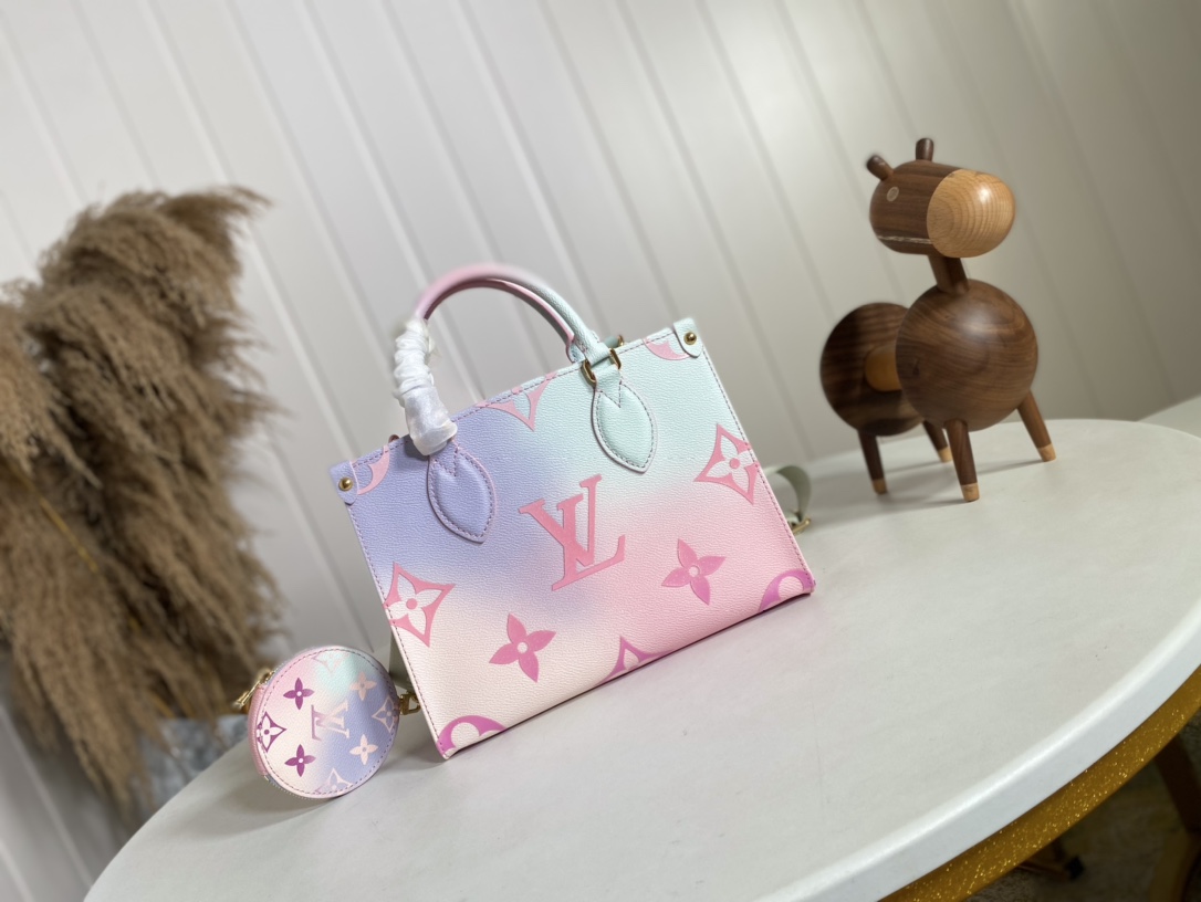 Louis Vuitton LV Onthego Bags Handbags Pink Monogram Canvas Spring Collection M59856