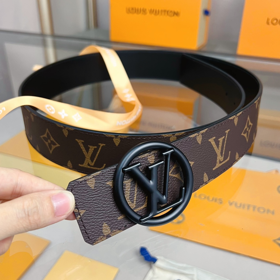 [LV Belts]Clear logo lettering and strong three-dimensional sense Every number