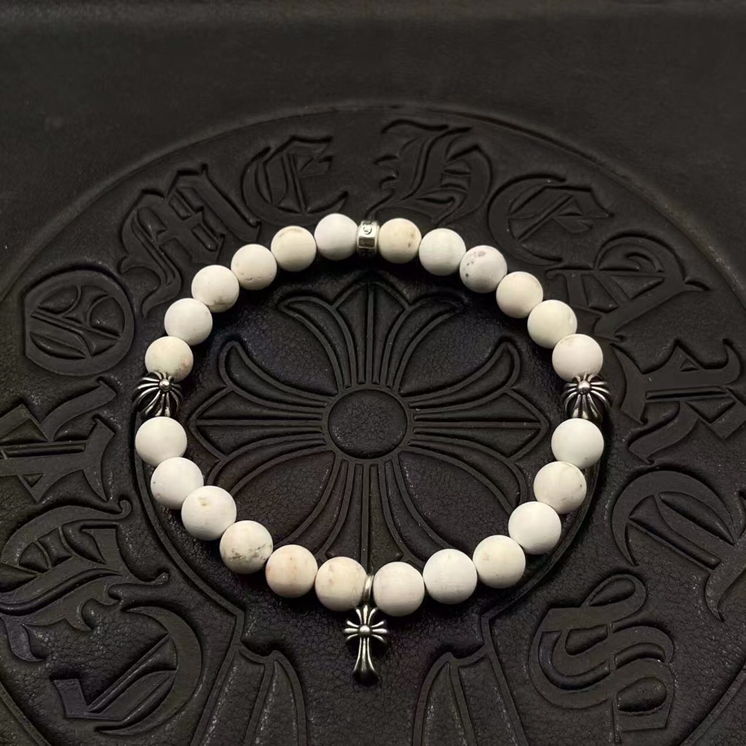 Chrome Hearts 高版本克罗心串珠手链，尺寸15-25可选，款式颜色可定制