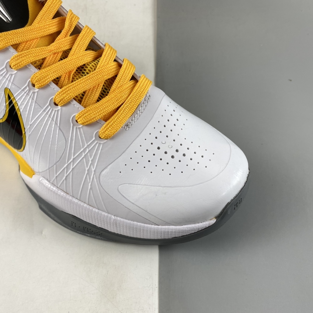P240  Nike Kobe 5 Protro “Chaos”科比5篮球鞋 湖人主场配色 386430-104