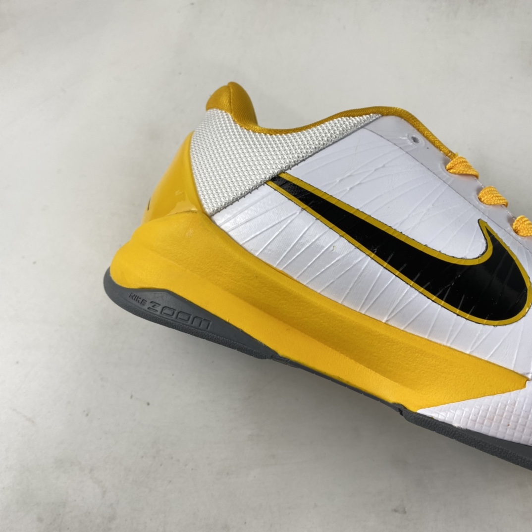 P240  Nike Kobe 5 Protro “Chaos”科比5篮球鞋 湖人主场配色 386430-104