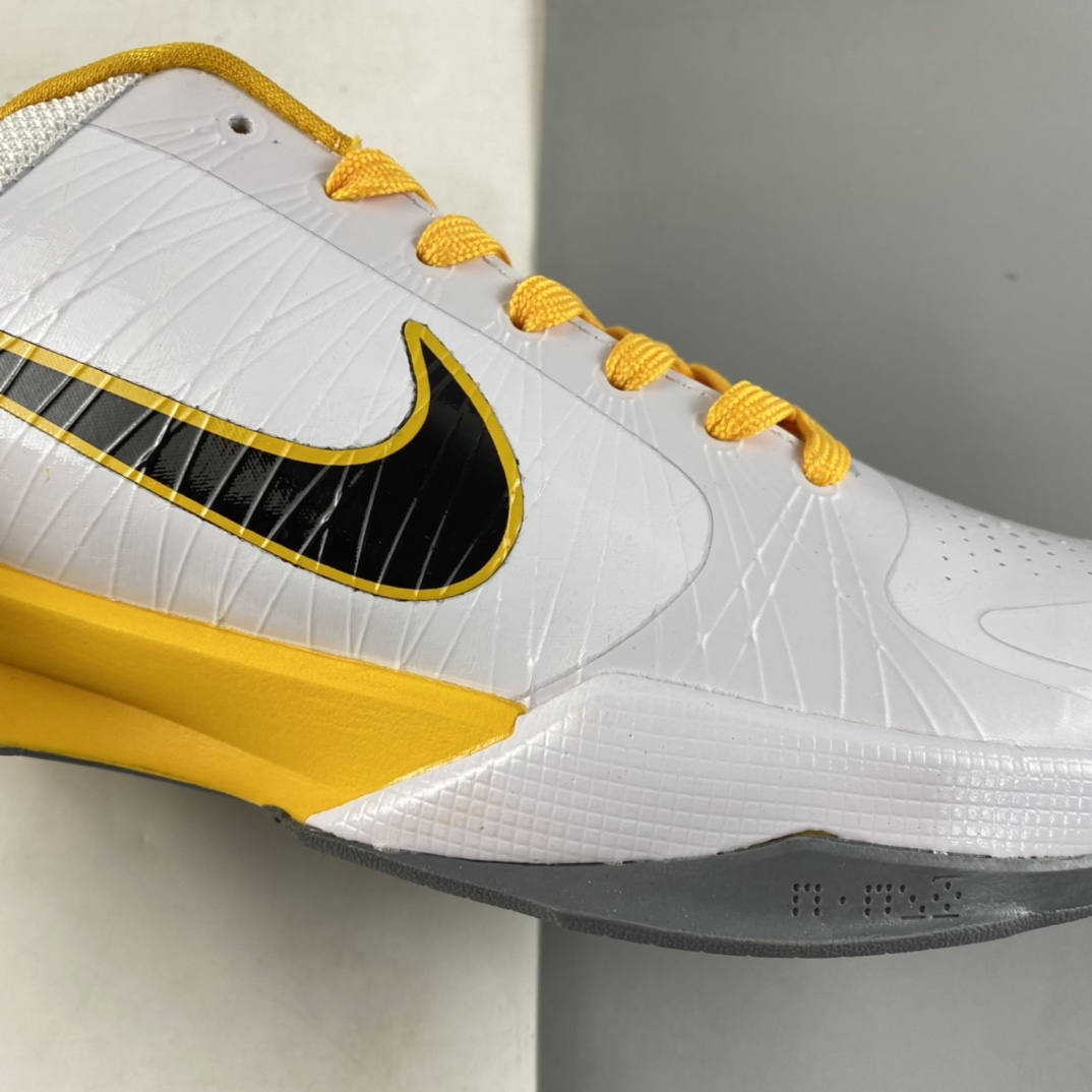 P240  Nike Kobe 5 Protro “Chaos”科比5篮球鞋 湖人主场配色 386430-104
