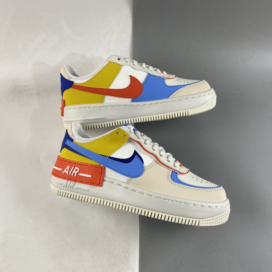 P200 Nike Air Force 1 Shadow 空军一号轻量增高低帮百搭板鞋 CI0919-115