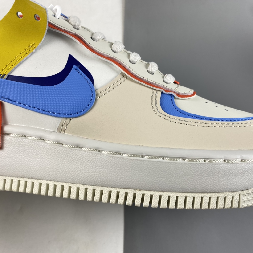 P200 Nike Air Force 1 Shadow 空军一号轻量增高低帮百搭板鞋 CI0919-115