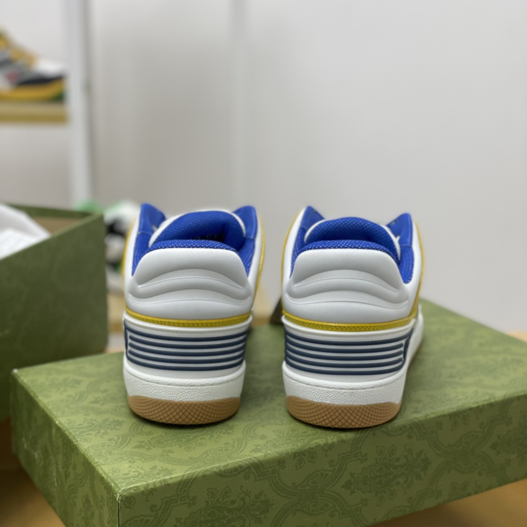 Gucci古驰   采用PVC+透气网情侣款球鞋