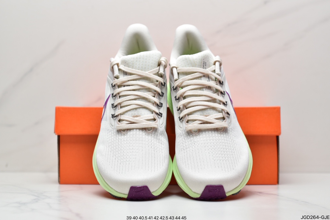 180 耐克Nike Zoom Pegasus 39”Sail/Cube Pink” 登月 39代超级飞马涡轮慢跑鞋