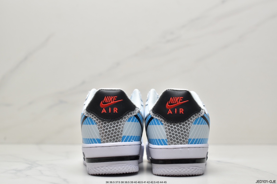 150 耐克Nike Air Force 1 React D/MS/X 空军一号新型瑞亚轻量低帮百搭板鞋 CT1020-100