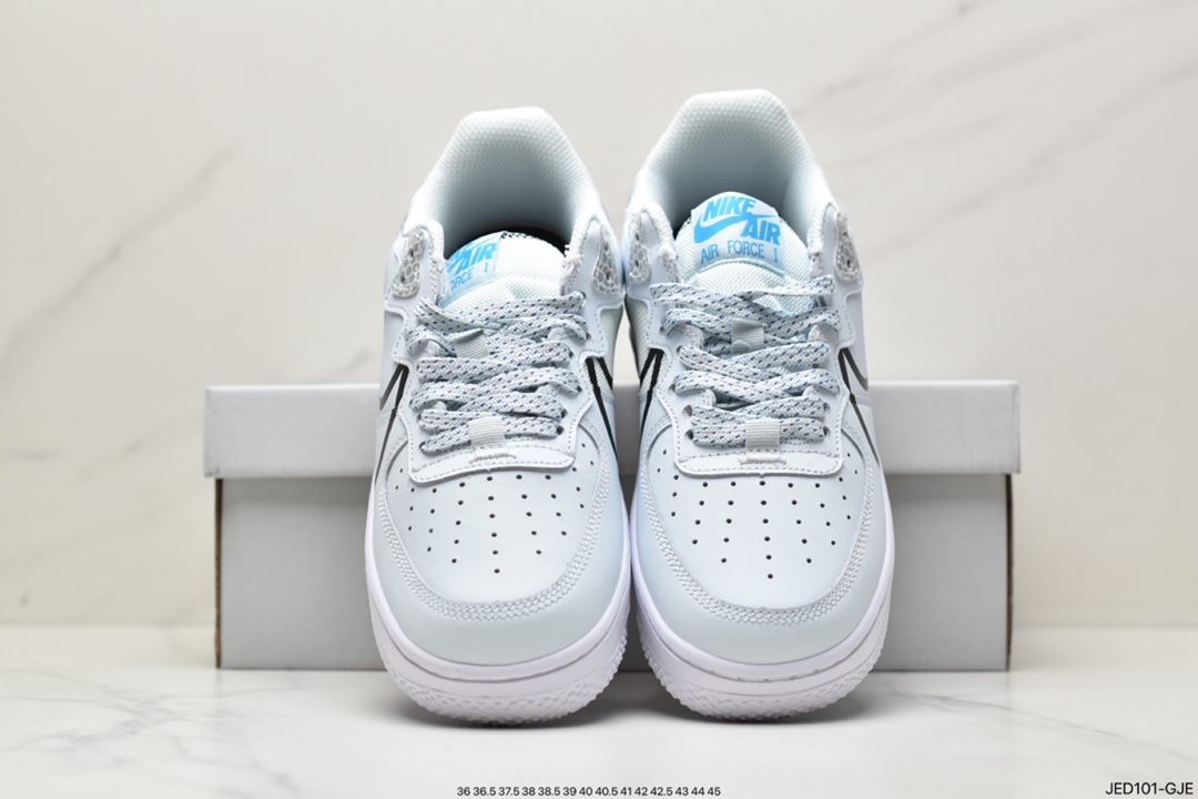 150 耐克Nike Air Force 1 React D/MS/X 空军一号新型瑞亚轻量低帮百搭板鞋 CT1020-100