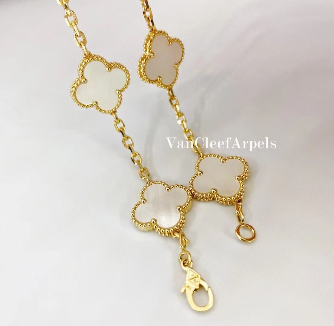 Van Cleef & Arpels 18k金 vca五花手链