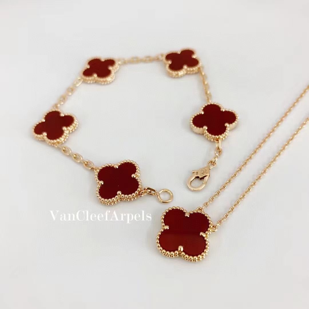 Van Cleef & Arpels 18k金 vca五花手链