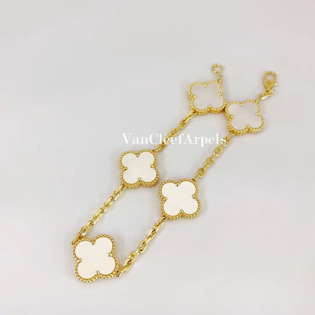 Van Cleef & Arpels 18k金 vca五花手链