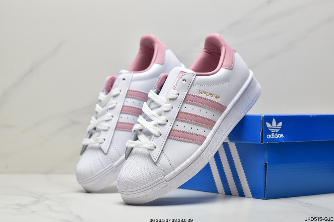 Adidas AD Originals SUPERSTAR W rose pink shell head original real shot GY5987