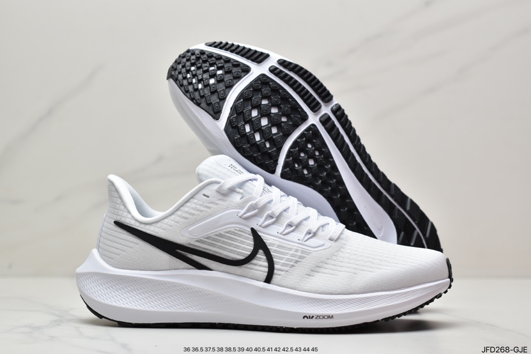 170 耐克Nike Zoom Pegasus 39”Sail/Cube Pink” 登月 39代超级飞马涡轮慢跑鞋