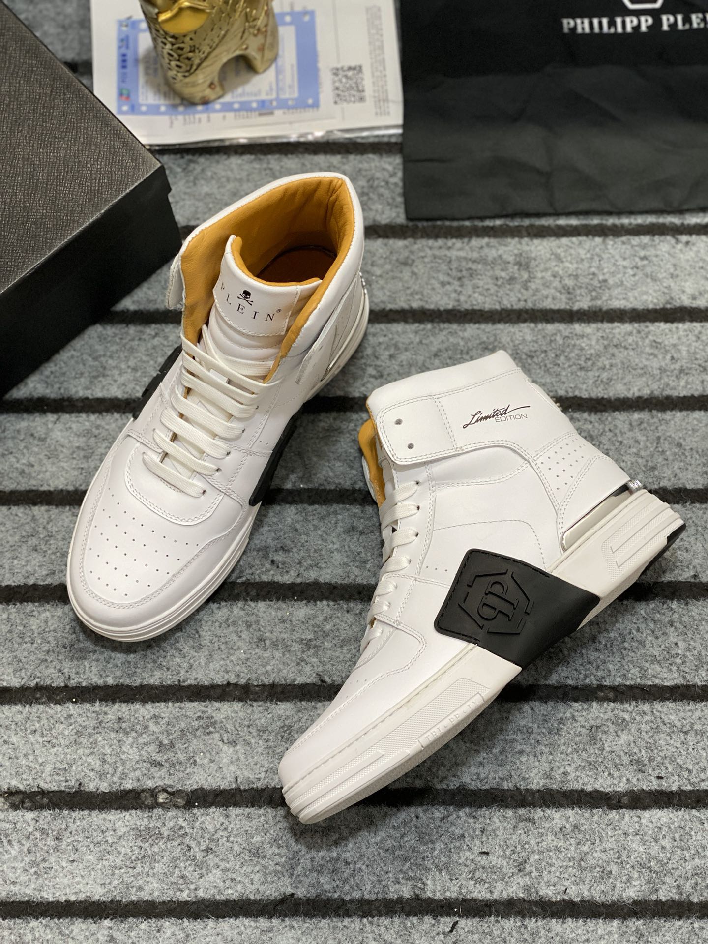 precio de fábrica 330PHILIPP PLEIN-Philip PLEIN Tamaño: 38-44 (45 personalizado ZD) PLEIN zapatos de