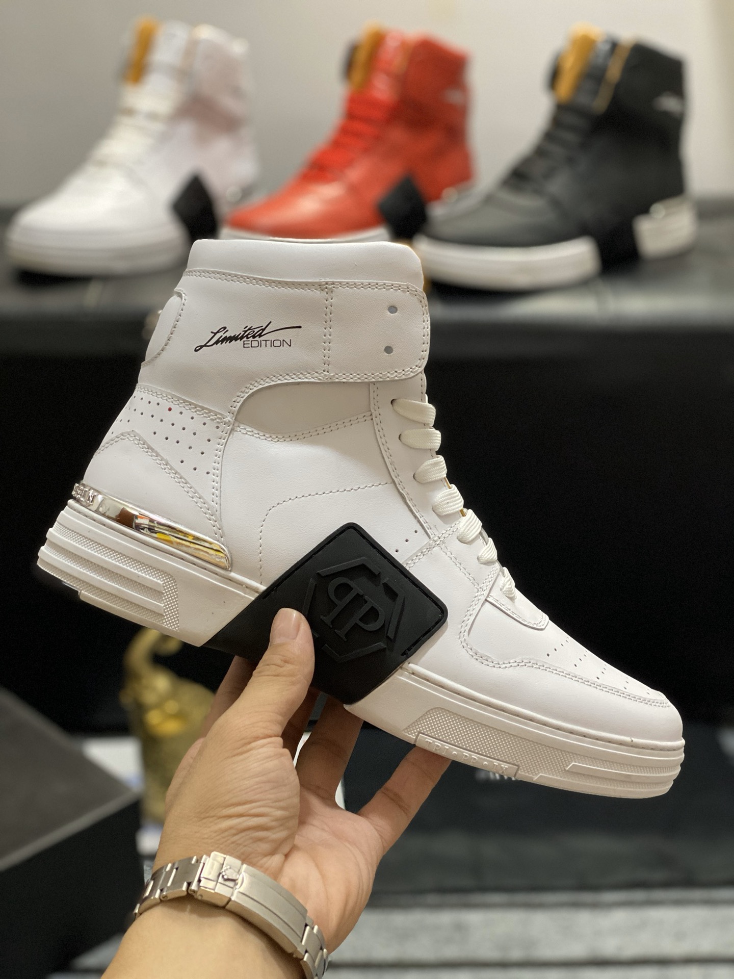precio de fábrica 330PHILIPP PLEIN-Philip PLEIN Tamaño: 38-44 (45 personalizado ZD) PLEIN zapatos de