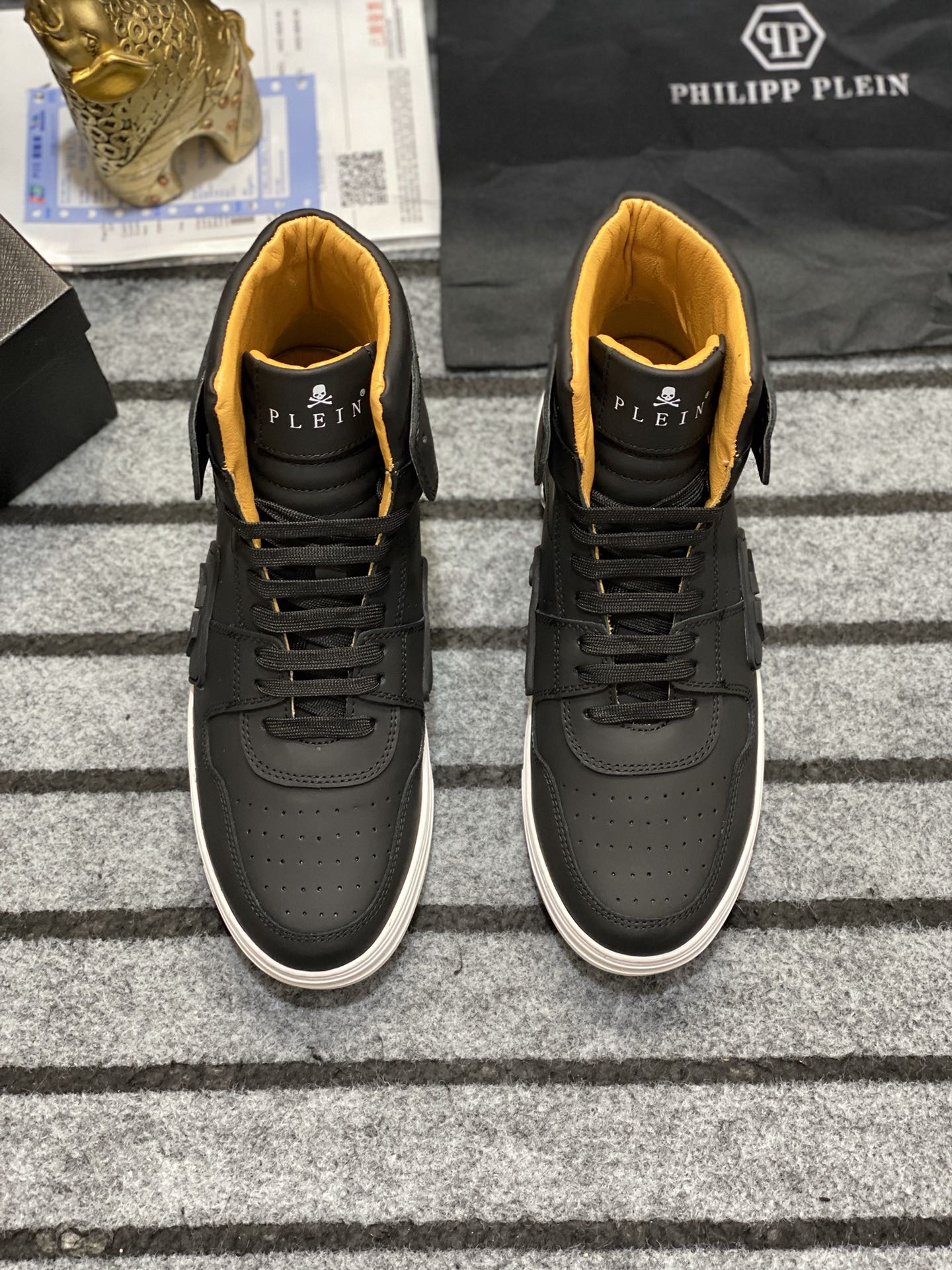 precio de fábrica PHILIPP PLEIN-Philip PLEINSize: 38-44 (45 personalizado ZD) PLEIN zapatos de alta 