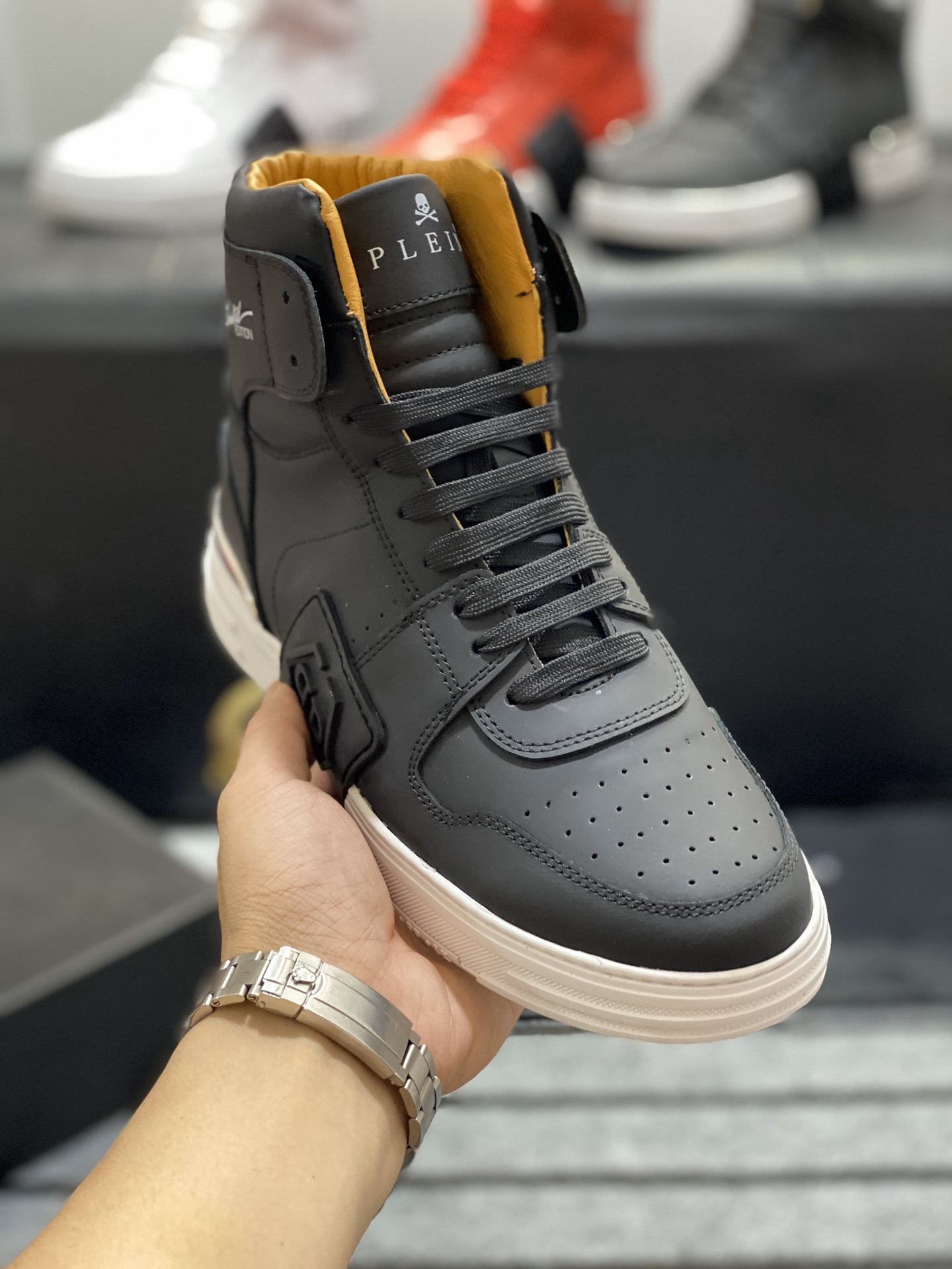 precio de fábrica PHILIPP PLEIN-Philip PLEINSize: 38-44 (45 personalizado ZD) PLEIN zapatos de alta 