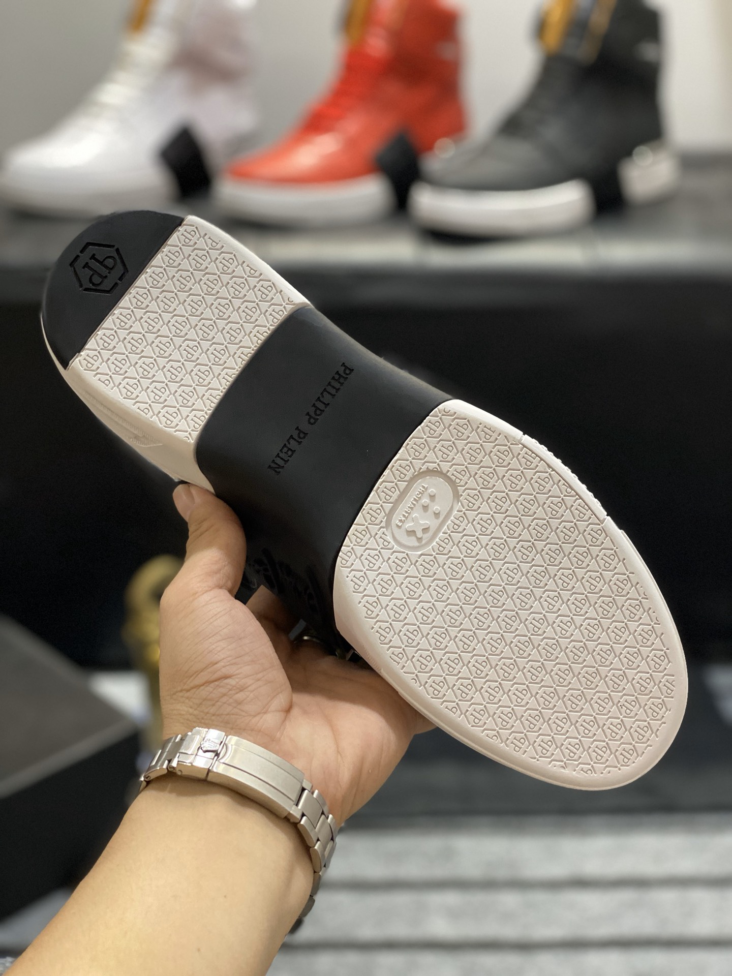 precio de fábrica PHILIPP PLEIN-Philip PLEINSize: 38-44 (45 personalizado ZD) PLEIN zapatos de alta 