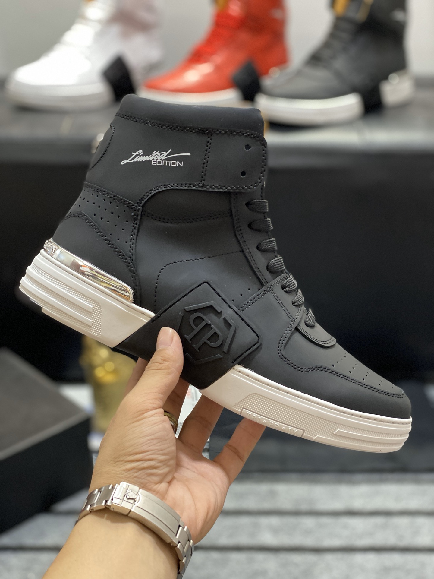 precio de fábrica PHILIPP PLEIN-Philip PLEINSize: 38-44 (45 personalizado ZD) PLEIN zapatos de alta 