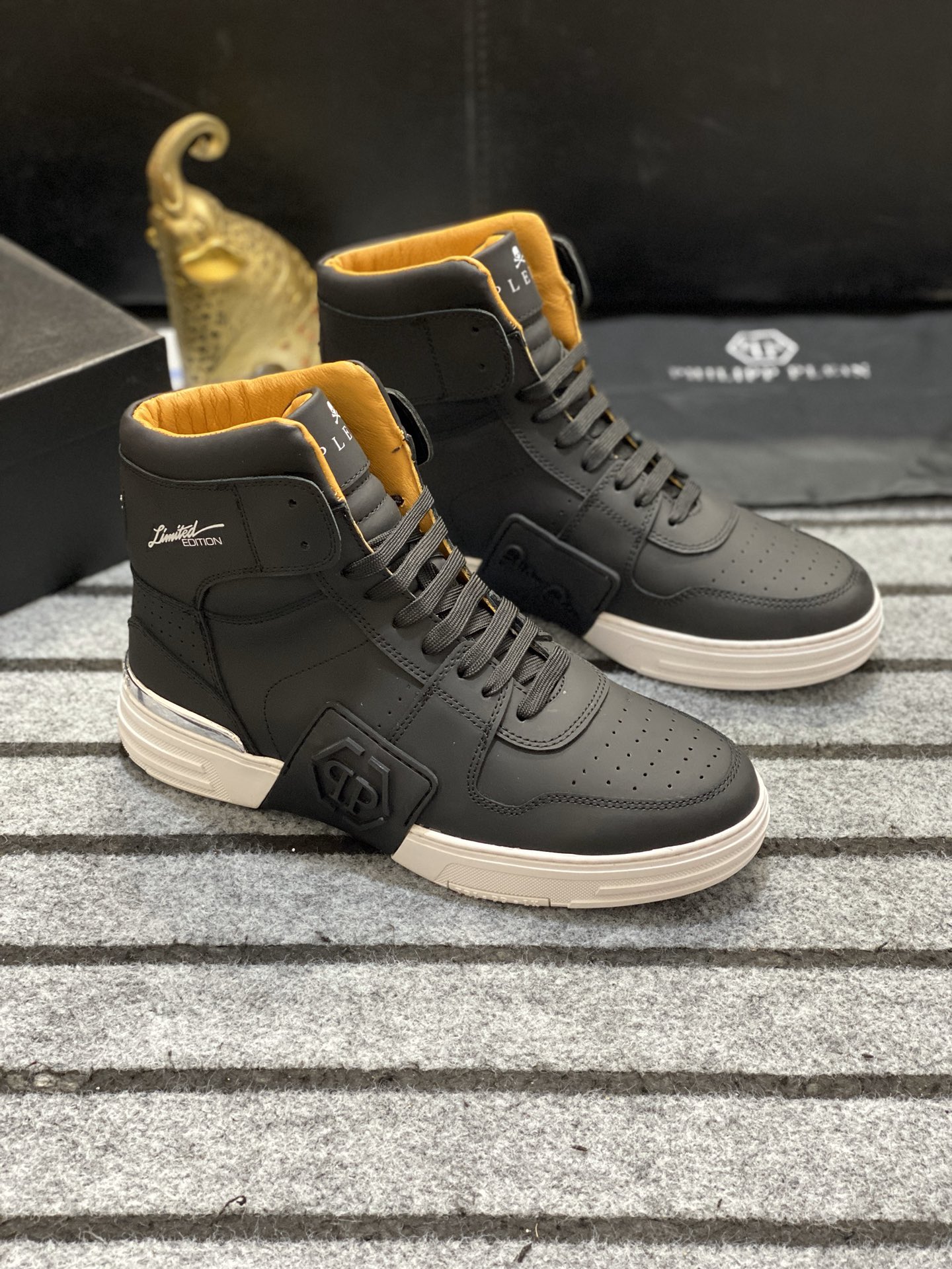 precio de fábrica PHILIPP PLEIN-Philip PLEINSize: 38-44 (45 personalizado ZD) PLEIN zapatos de alta 