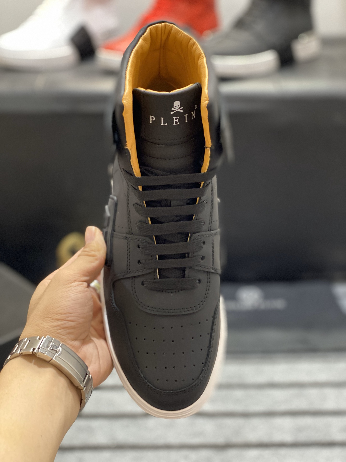 precio de fábrica PHILIPP PLEIN-Philip PLEINSize: 38-44 (45 personalizado ZD) PLEIN zapatos de alta 
