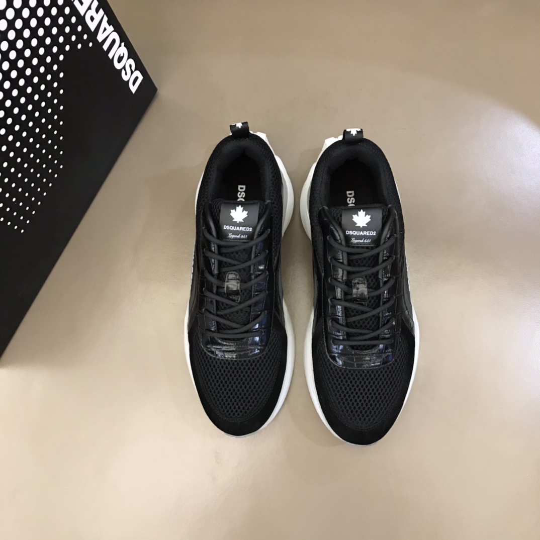 DSquared2   原厂材料制作次方男士运动鞋