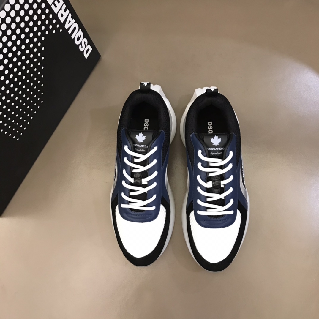 DSquared2   原厂材料制作次方男士运动鞋