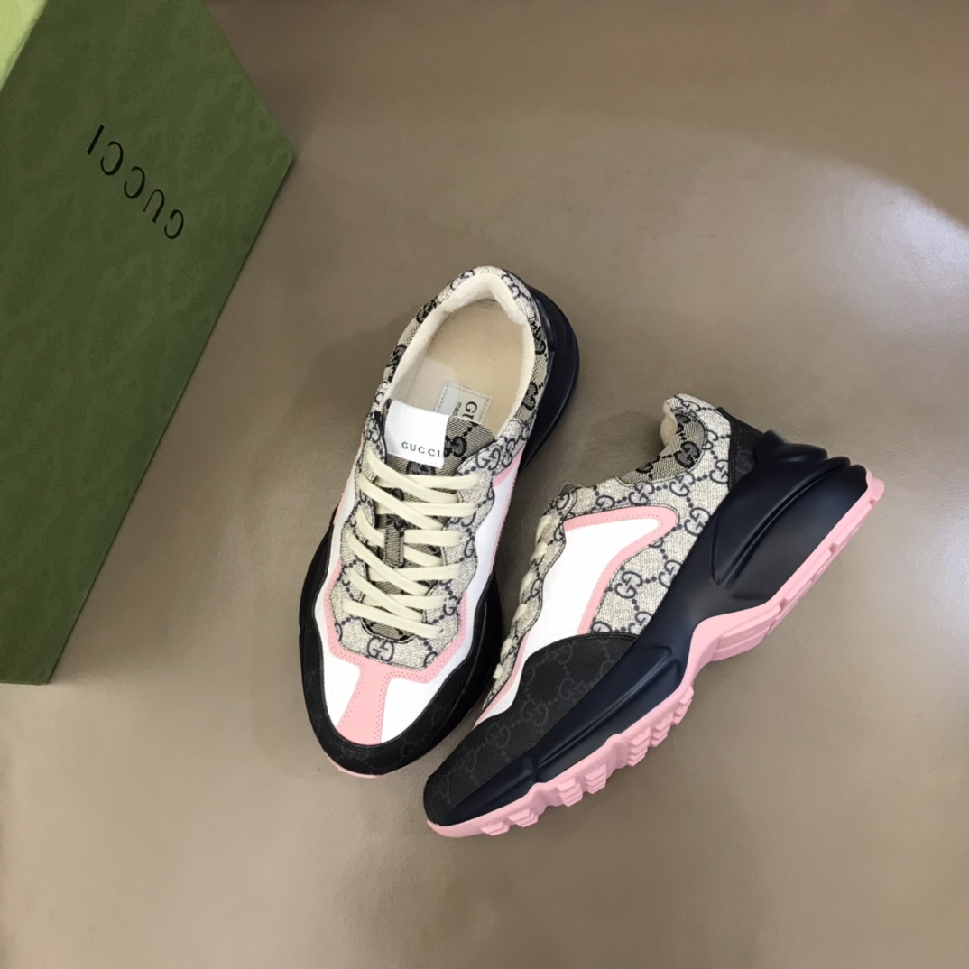 Gucci古驰 G家经典5D打印情侣老爹鞋