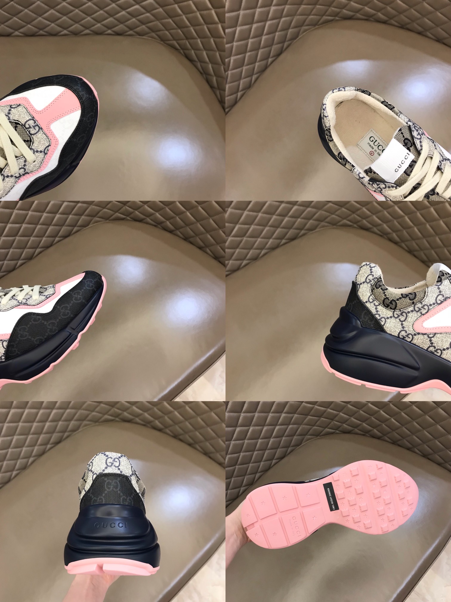 Gucci古驰 G家经典5D打印情侣老爹鞋