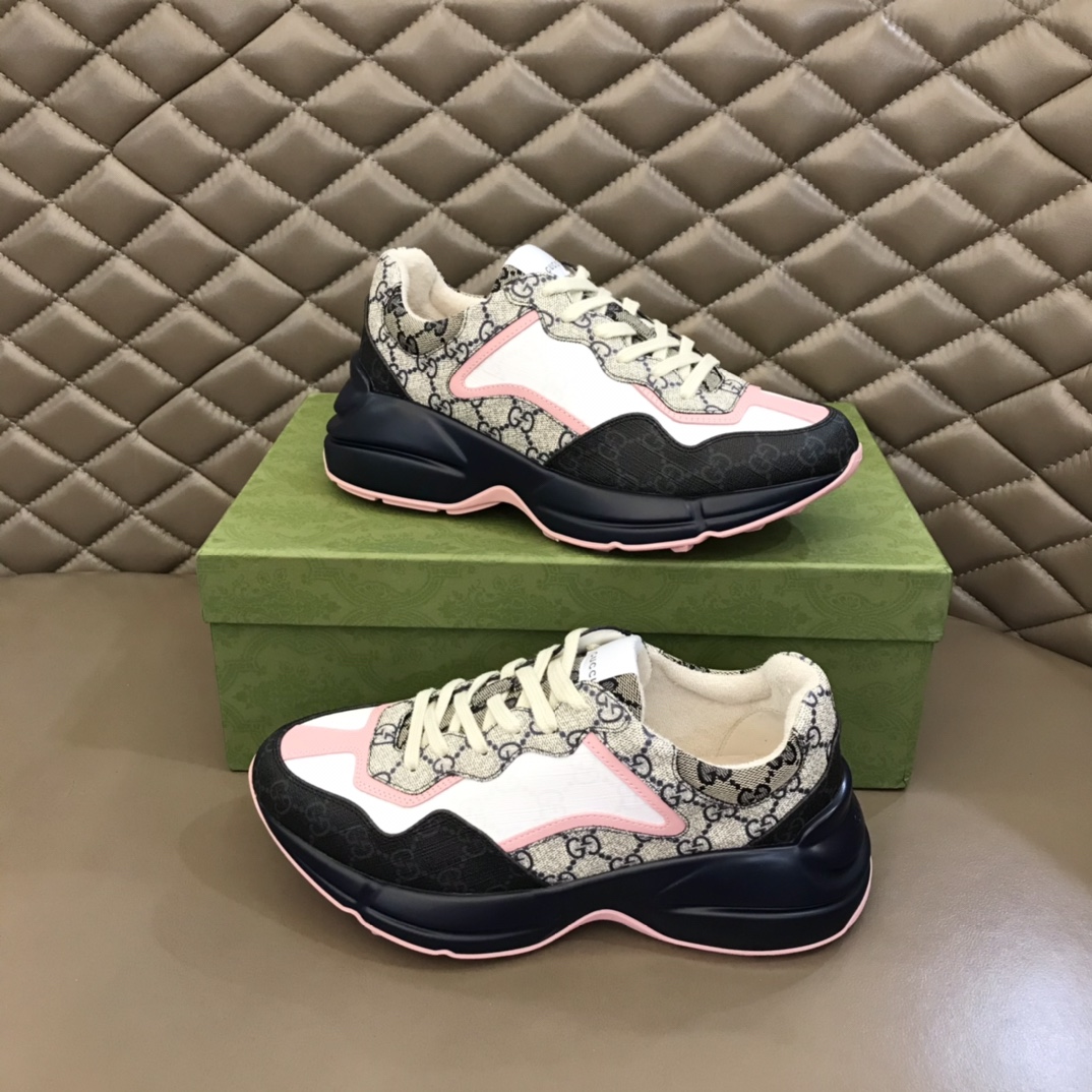 Gucci古驰 G家经典5D打印情侣老爹鞋