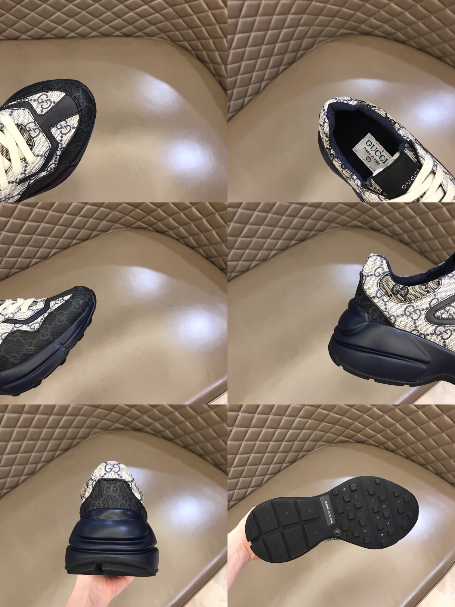 Gucci古驰 G家经典5D打印情侣老爹鞋