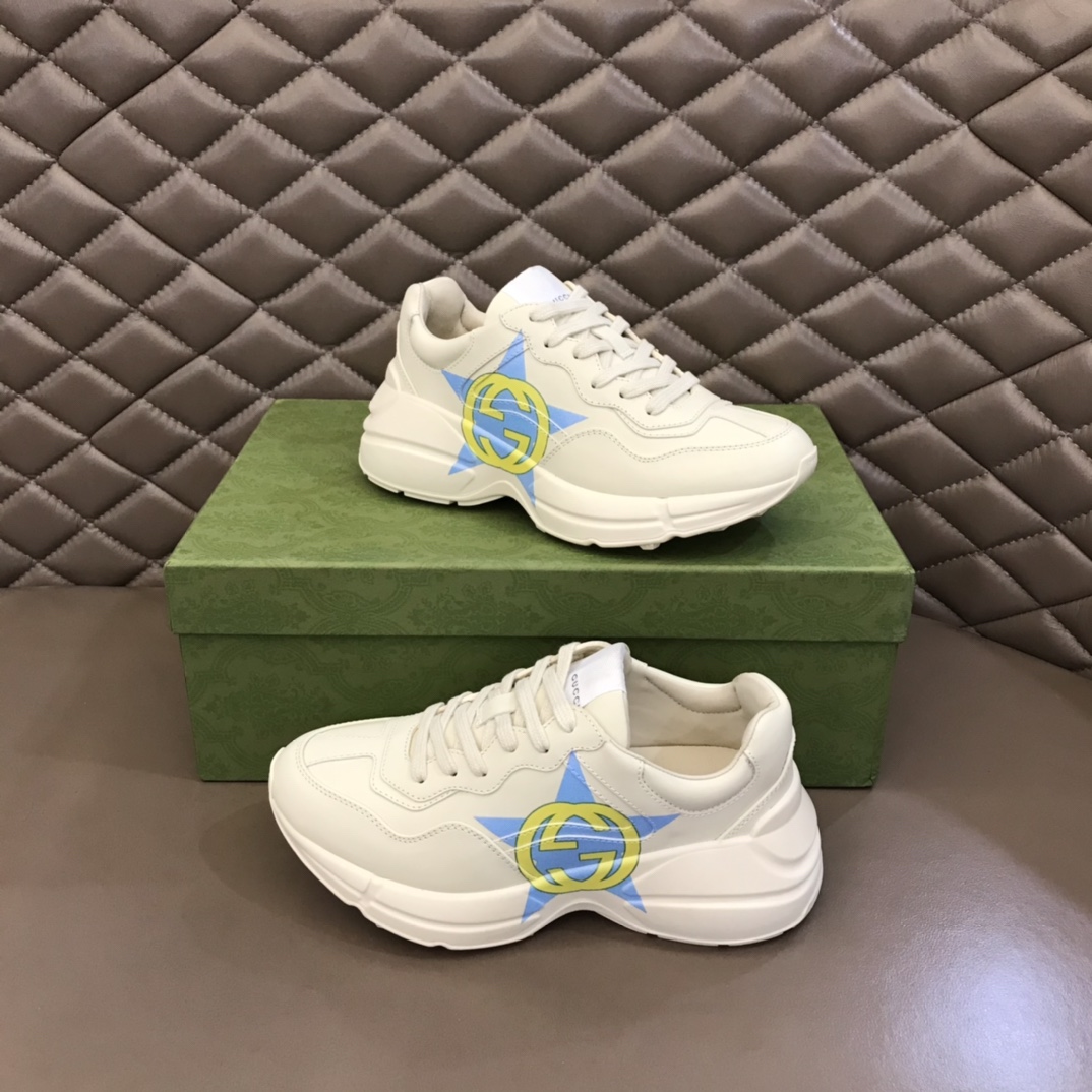 Gucci古驰 G家经典5D打印情侣老爹鞋