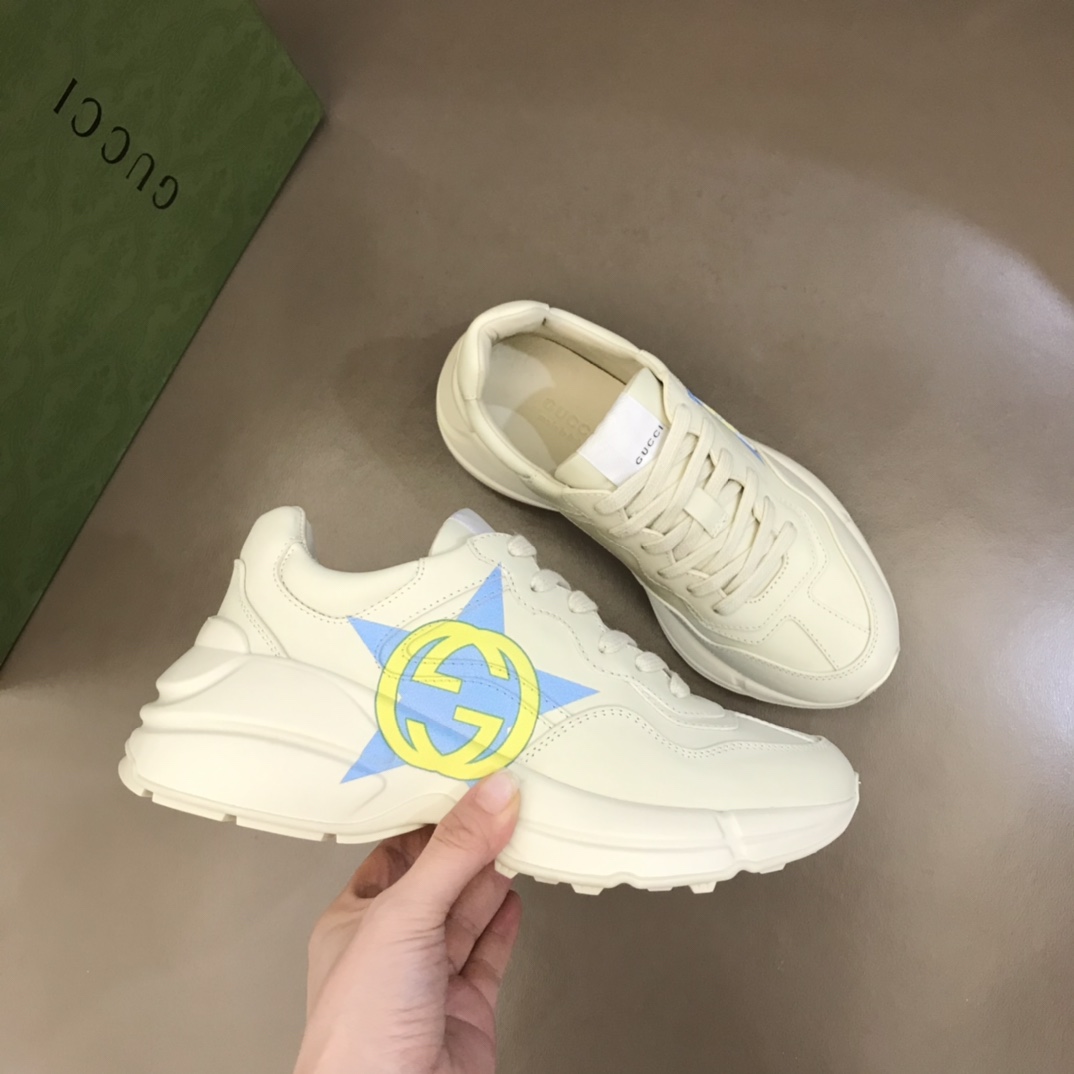 Gucci古驰 G家经典5D打印情侣老爹鞋