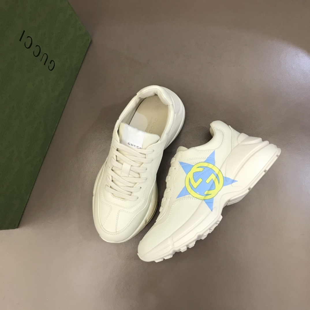 Gucci古驰 G家经典5D打印情侣老爹鞋