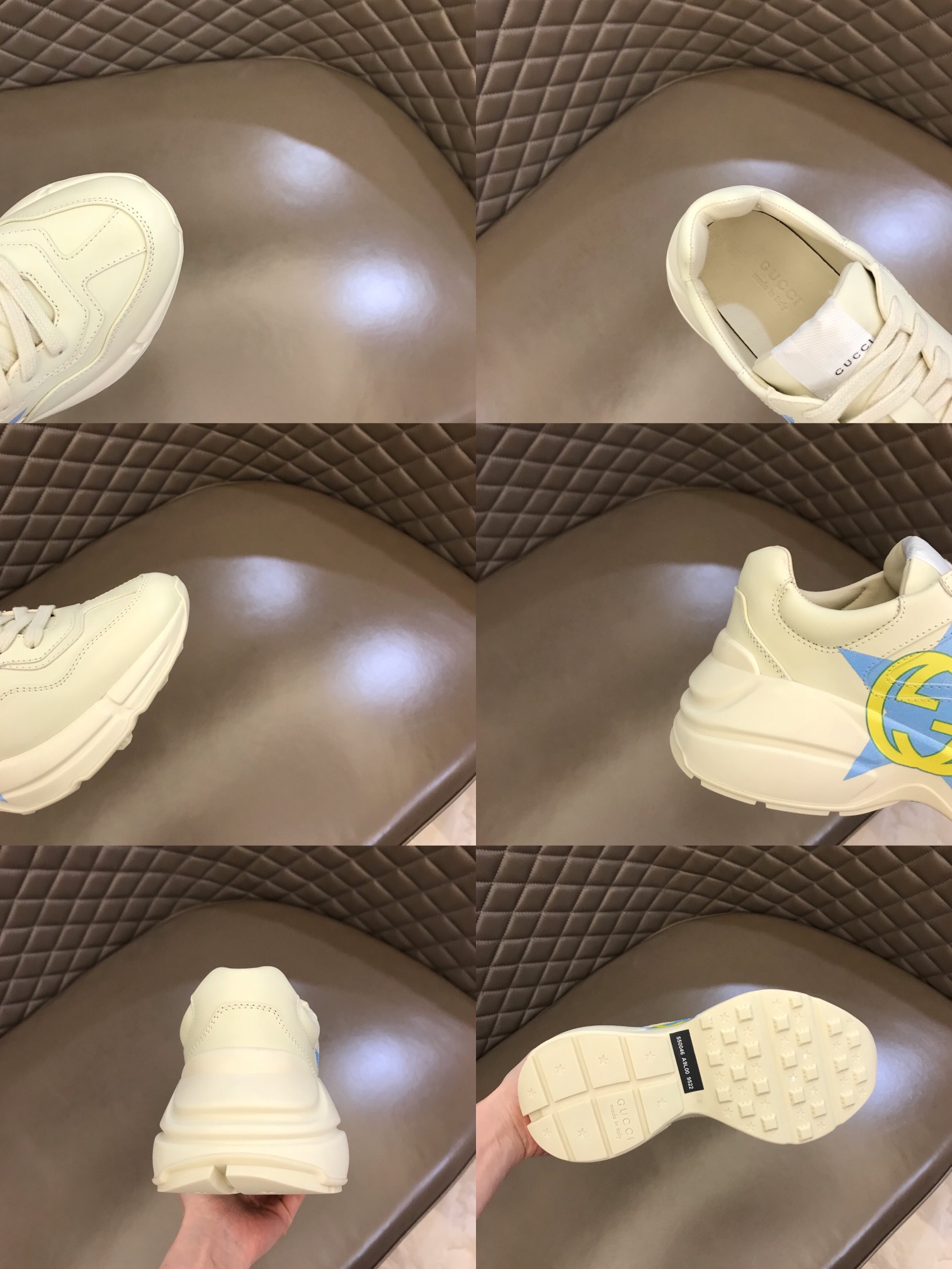 Gucci古驰 G家经典5D打印情侣老爹鞋